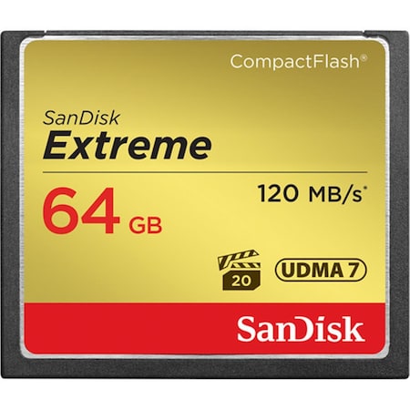 Sandisk Extreme CompactFlash 64GB SDCFXS-064G-A46